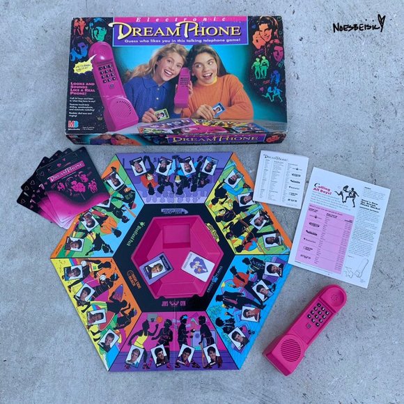 Vintage Other - 1991 Dream Phone Board Game Complete